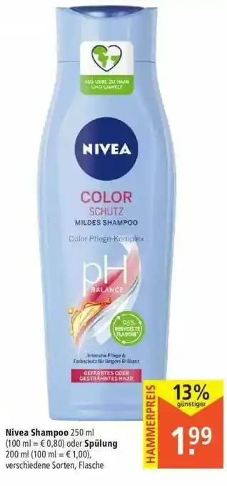 Marktkauf Nivea Shampoo Oder Spülung Angebot