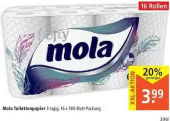 Marktkauf Mola Toilettenpapier Angebot