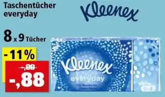 Thomas Philipps Kleenex Taschentücher everyday 8x9 Tücher Angebot