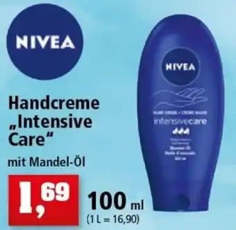 Thomas Philipps Nivea Handcreme ,,Intensive Care" 100 ml Angebot