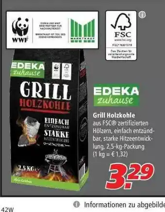 Marktkauf Edeka Zuhause Grill Holzkohle Angebot