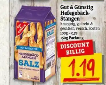 nah & gut Gut & Gustig Hefegebäck-stangen Angebot