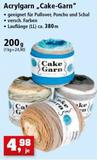 Thomas Philipps Acrylgarn ,,Cake Garn" 200 g Angebot