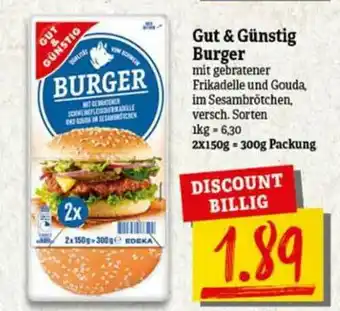 nah & gut Gut & Gustig Burger Angebot