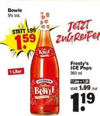 Repo Markt Frosty's Ice Pops Angebot