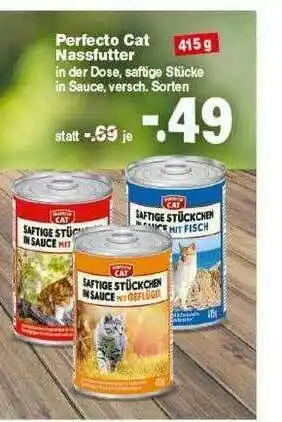 Repo Markt Perfecto Cat Nassfutter Angebot