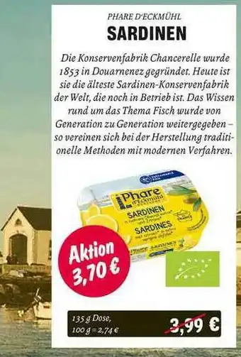 Temma Phare D'eckmühl Sardinen Angebot