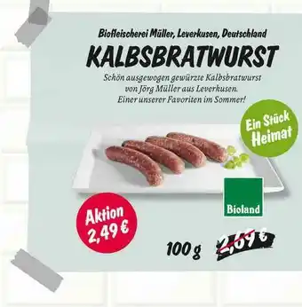 Temma Kalbsbratwurst Angebot