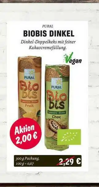 Temma Pural Biobis Dinkel Angebot