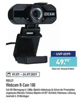 Aldi Nord Rollei Webcam R-cam 100 Angebot