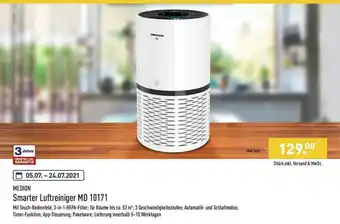 Aldi Nord Medion Smarter Luftreiniger Md 10171 Angebot