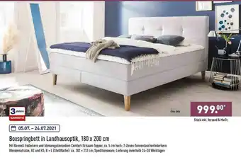 Aldi Nord Boxspringbett In Landhausoptik Angebot