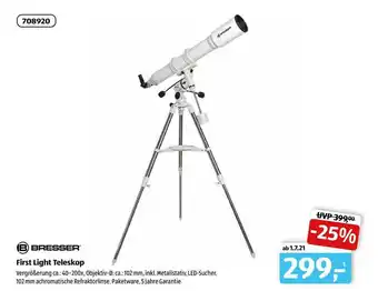 Aldi Süd Bresser First Light Teleskop Angebot