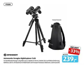 Aldi Süd Bresser Astronomie-fernglas Nightexplorer 7x50 Angebot