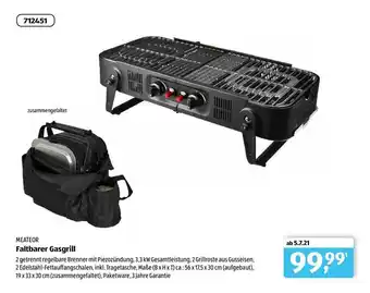 Aldi Süd Meateor Faltbarer Gasgrill Angebot