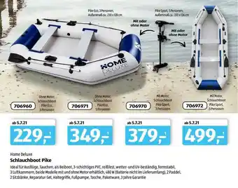 Aldi Süd Home Deluxe Schlauchboot Pike Angebot