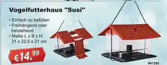 Stabilo Fachmarkt Vogelfutterhaus Angebot