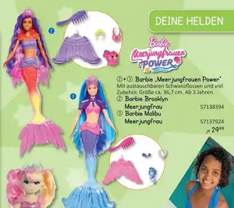 Vedes Barie meerjungfrauen power, barie brooklyn meerjungfrau oder barbie malibu meer jungfrau Angebot