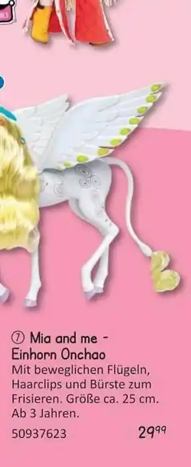 Vedes Mia und me - einhorn onchao Angebot