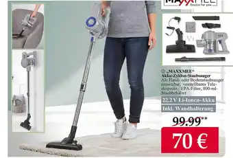 Woolworth „maxxmee“ akku-zyklon-staubsauger Angebot