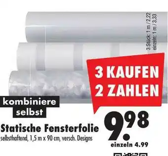 Mäc Geiz Statische Fensterfolie Angebot