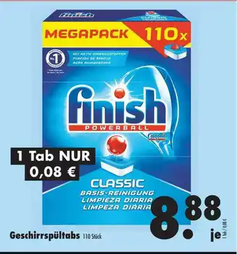 Mäc Geiz Geschirrspültabs Finish Angebot