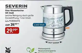 Galeria Severin glas-wasserkocher wk3468 Angebot