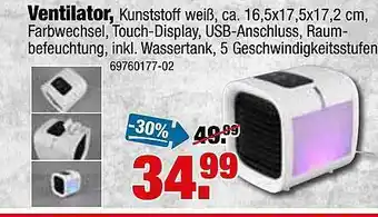 SB Lagerkauf Ventilator Angebot