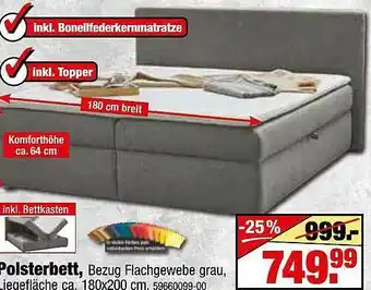 SB Lagerkauf Polsterbett Angebot