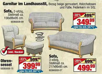 SB Lagerkauf Garnitur Um Landhausstil Angebot