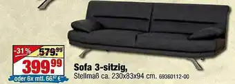 SB Lagerkauf Sofa 3-sitzig Angebot