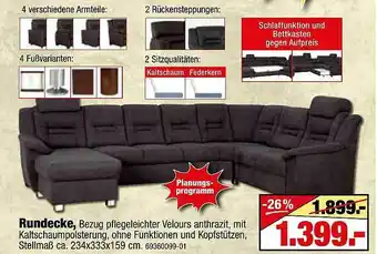 SB Lagerkauf Rundecke Angebot