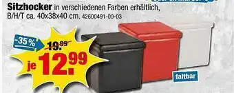 SB Lagerkauf Sitzhocker Angebot