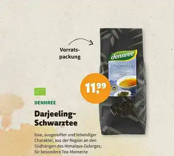 Biomarkt Dennree Darjeeling-schwarztee Angebot