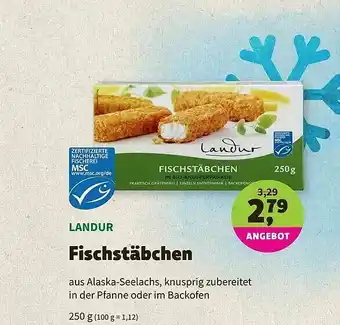 Biomarkt Landur Fishstäbchen Angebot