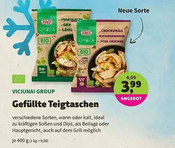 Biomarkt Viciunai Group Gefüllte Teigtaschen Angebot