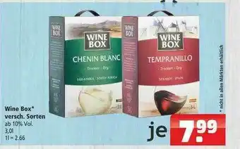 Getränkehaus Wine Box Angebot