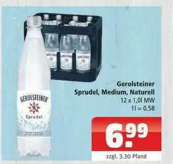 Getränkehaus Gerolsteiner Sprudel, Medium, Naturell Angebot