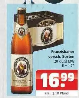 Getränkehaus Franziskaner Angebot