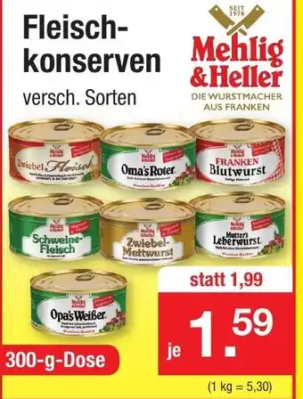 Zimmermann Fleischkonserven 300g Dose Angebot