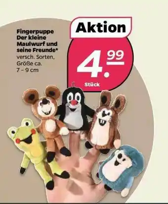 NETTO Fingerpuppe Der Kleine Maulwurf Und Seine Freunde Angebot