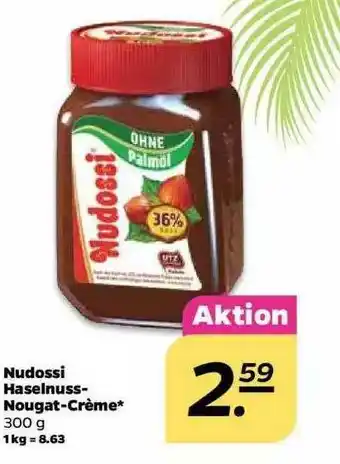 NETTO Nudossi Haselnuss-nougat-crème Angebot