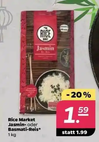 NETTO Rice Market Jasmin- Oder Basmati-reis Angebot