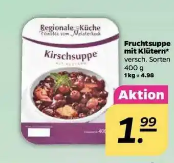 NETTO Fruchtsuppe Mit Klütern Angebot