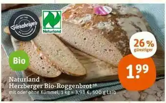 tegut Naturland Herzberger Bio-roggenbrot Angebot