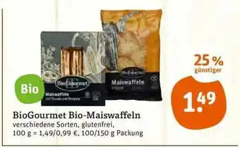 tegut Biogourmet Bio-maiswaffeln Angebot