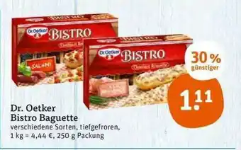 tegut Dr. Oetker Bistro Baguette Angebot