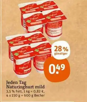 tegut Jeden Tag Naturjoghurt Mild Angebot