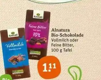 tegut Alnatura Bio-schokolade Angebot