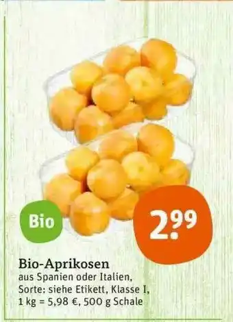 tegut Bio-aprikosen Angebot